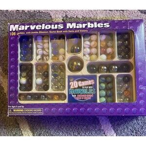 Marvelous Marbles Deluxe Vintage Fun Zone Marble Game